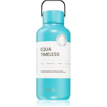 EQUA Timeless неръждаема бутилка за вода малка боя Wave 600ml