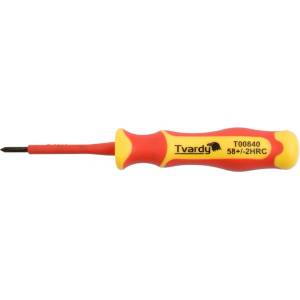 Tvardy Изолиран плосък отвертка PH0x60 VDE 60901 (T00840)