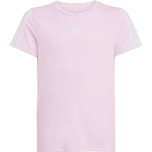 adidas Детска спортна тениска adidas Kid's Training Essential 3 Stripes Tee T-shirt - Clear Pink / White - размер 164 (EU) (704-4542-0515)