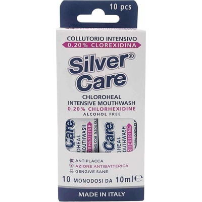 Silver care 0,20 % chlohrexidín 10 x 10 ml