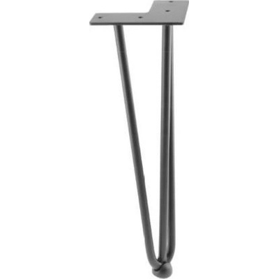 Stolová noha GS43 drátěná černá mat výška 400 mm