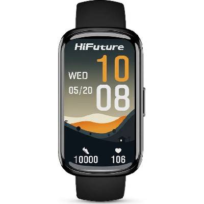 HiFuture Chytré hodinky EVO2 černá/černá (HSSW6BK)