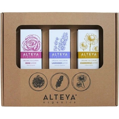 Alteya Organics bio květinové vody 3 x 120 ml dárková sada