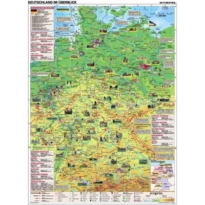 Deutschland im Überblick 120 × 160 cm – Zboží Dáma