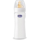 Dojčenské fľaše Chicco Sklenená Fľaša WellBeing bez BPA silikón 150ml