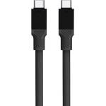 Tactical Здрав кабел с бързо зареждане за устройства с USB-C порт (100 см) - Tactical Fat Man USB-C to USB-C Cable 60W (сив) (57983117390)