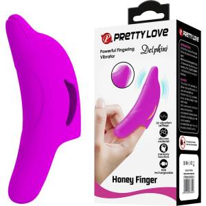 Pretty Love Delphini Finger Vibrator Purple