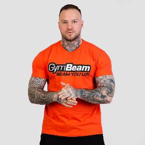 GymBeam Тениска Beam Orange L