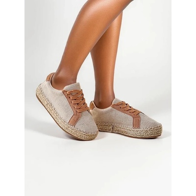 Resti Women's Sneakers BioBio kaki krémová