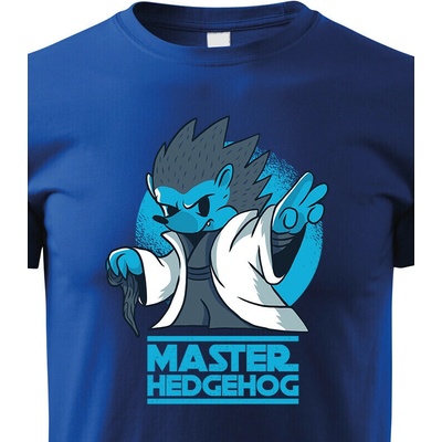Dětské tričko Master hedgehog Modrá Canvas Dětské tričko Bezvatriko.cz 2776