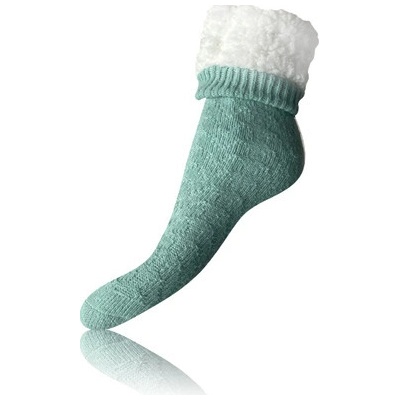 Bellinda EXTRA WARM SOCKS Extrémne teplé ponožky svetlo modrá ružová