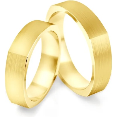 SAVICKI Сватбени халки: злато, плоски. 5 мм