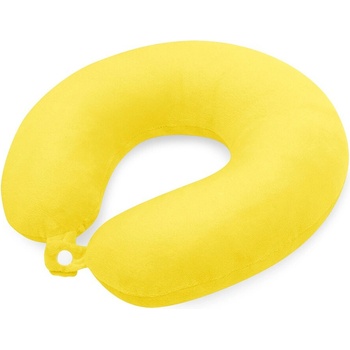 Kufreplus Cestovný vankúš s pamäťovou penou TPMF17 30x30 žltý