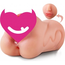 SuperLove 3in1 Realistic Mouth Pussy Anal Masturbator