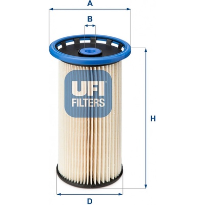 Palivový filter UFI 26.038.00