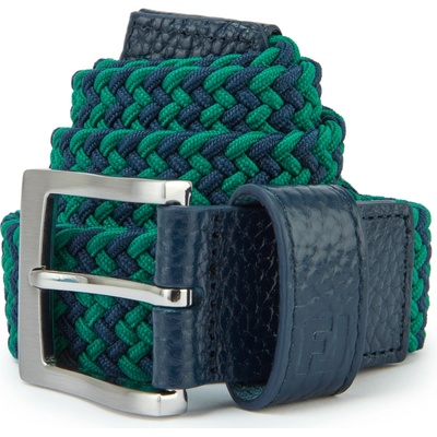 FOOTJOY Braided pánský pásek modro-zelený