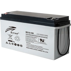 Ritar Акумулаторна батерия Ritar Power DC12-150, 12V, 150Ah, AGM, Insert M8: Позиция-C конектори (DC12-150)