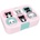 Ars Una Кутия за обяд ARS UNA Think Pink разделена пластмаса 216x153x52 mm 56635195 (56635195)