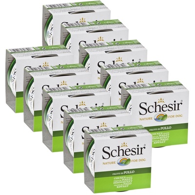 Schesir кучешко месо с пиле в желе 10 x 150 г