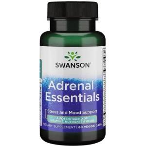 Swanson Adrenal Essentials, 60 растителни капсули, Swanson