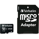 Paměťové karty Verbatim microSDXC 64 GB UHS-I U1 47042