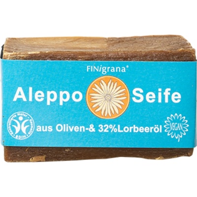 FINigrana Bio & Naturkosmetik mydlo Aleppo s 32 % vavrínového oleja 165 g