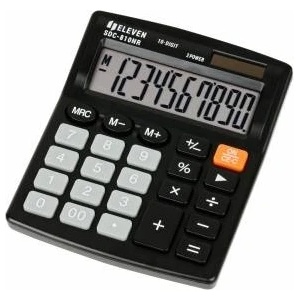 Eleven Eleven Calculator SDC810NR, Black, Desktop, 10 Seats, Dual Power Supply Калкулатори