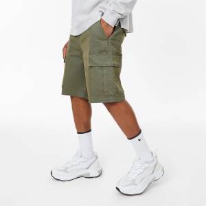 Jack Wills Къси панталони Jack Wills Twill Cargo Shorts - Khaki