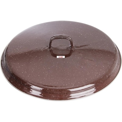 Orion Smaltovaná poklice BROWN LEM 33cm