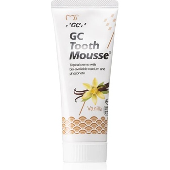 GC Tooth Mousse реминализиращ защитен крем за чувствителни зъби без флуорид вкус Vanilla 35ml