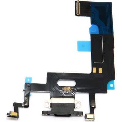 Apple iPhone XR - Nabíjecí Konektor + Flex Kabel - barva černá