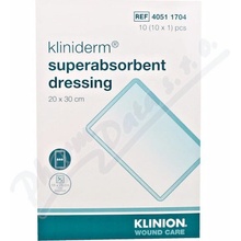 Kliniderm Superabsorpční obvaz 20 x 30 cm 10 ks