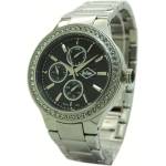Lee Cooper Дамски часовник с кристали Swarovski и черен циферблат Lee Cooper LC-1407B Часовници