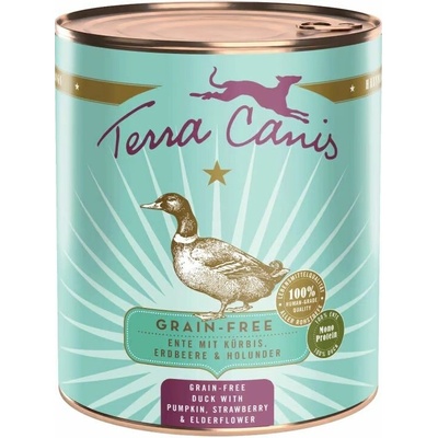 Terra Canis Grain-free Duck with pumpkin strawberry & elderflower 800 g