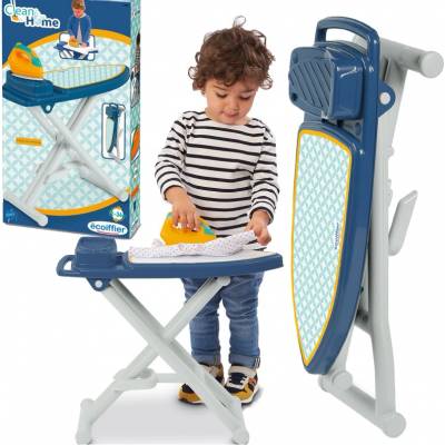 Écoiffier Žehlicí prkno Clean Home Ironing Table se žehličkou skládací od 12 měsíců