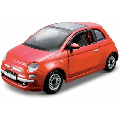 Bburago Auta HOBBY Fiat 500 2007 bronz metalíza 1:32