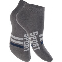 Footstar pánske 4 páry členkových bavlnených ponožiek Nápis SPORT