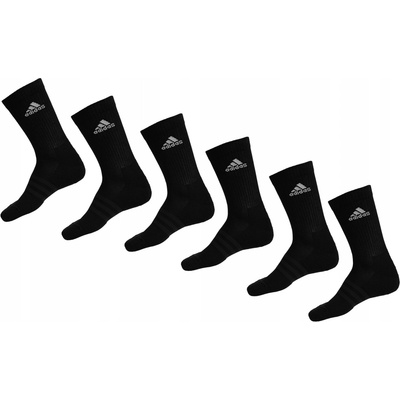 adidas ponožky Cushioned Sportswear Crew Socks 6 Pairs Black