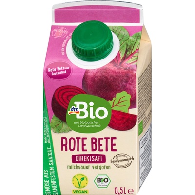 dmBio bio šťáva z červené řepy 500 ml