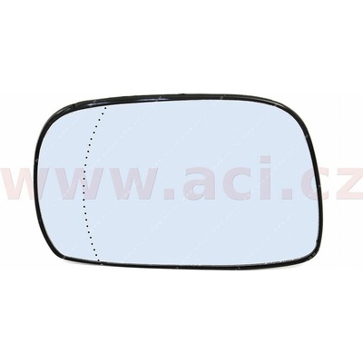 Sklo zrkadla, vonkajšie zrkadlo VAN WEZEL 3701833 3701833
