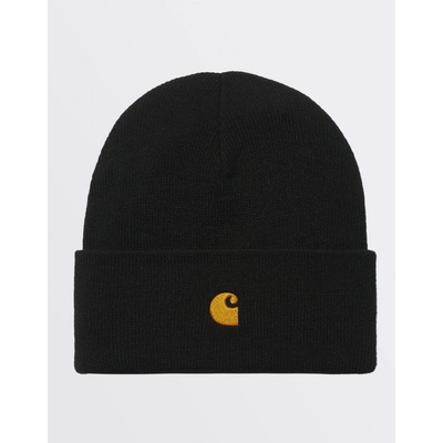 Carhartt WIP Chase beanie black / Gold