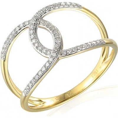 Gems Diamantový prsten Emory žluté a bílé zlato s brilianty 585 38 1 8037.2ZB0.0.55.HSISC.000