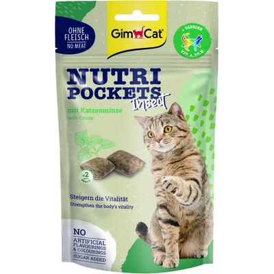 GimCat Nutri Pockets hmyz a catnip 60 g