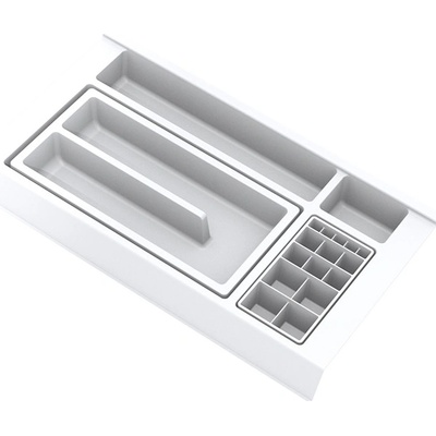 GOLLINUCCI Koupelnový organizér s přísl. pro hloubku 450 mm, bílá