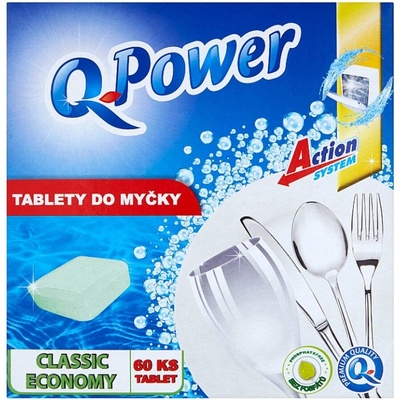 Q-power Tablety do myčky Classic Economy 60 ks