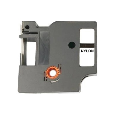 Páska - DYMO RHINO 18490, S0718080 - 12 mm žlutá - černý tisk - NYLON - flexibilní - kompatibilní