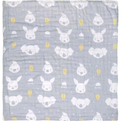Playgro Бебешко муселиново одеяло Playgro - Fauna Friends, 70 х 70 cm (PG.0856)