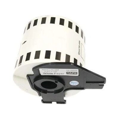 BROTHER DK-22205 - kompatibilní - 62 mm x 30,48 m, bílá