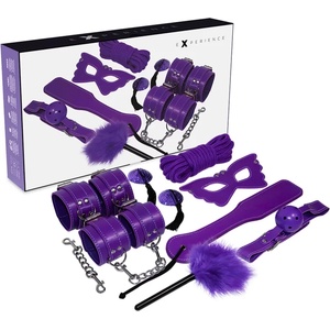  БДСМ фетиш комплект, лилава серия - Experience BDSM Kit (D-221774)