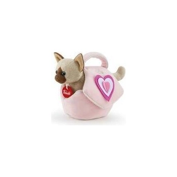 Comandante Trudi Handbag for girl with Siamese kitten